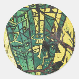 FOREST EATERS CLASSIC ROUND STICKER