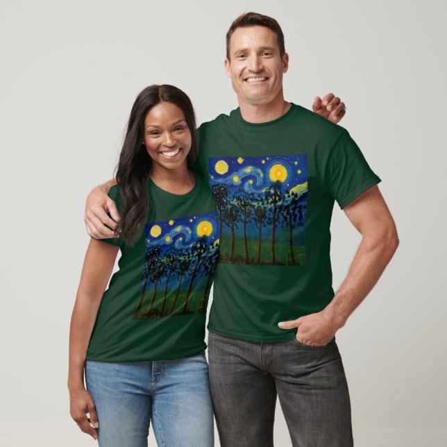 Forest Echoes of Infinity – A Forest Landscape T-Shirt (Unisex)