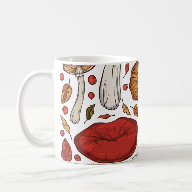 Forest Edibles: Vintage Wild Collection. Coffee Mug (Left)