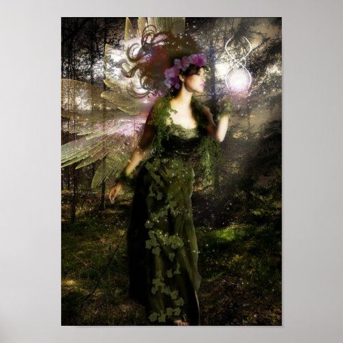 Forest Faerie Poster