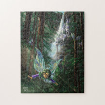 Forest Fairies and Waterfall Castle