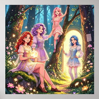 Forest Fairies Poster