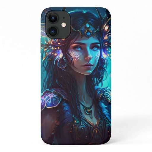 Forest fairy bright magical creatures butterfly iPhone 11 case