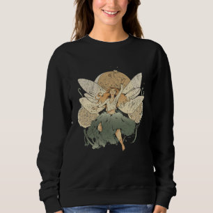 Forest Fairy Cottagecore Fairycore Nature Green Wi Sweatshirt