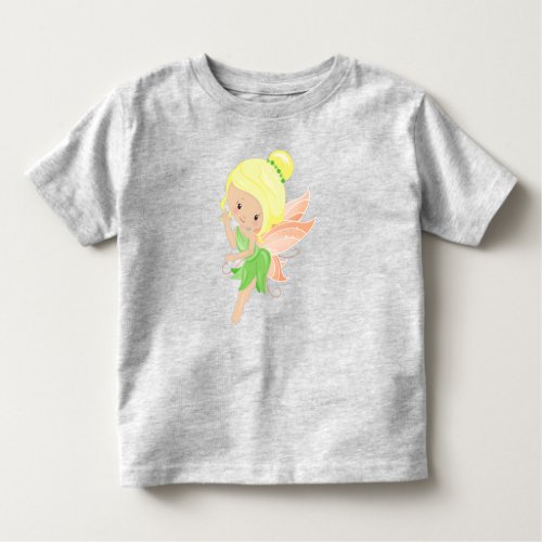 Forest Fairy Magic Fairy Cute Fairy Blonde Hair Toddler T_shirt