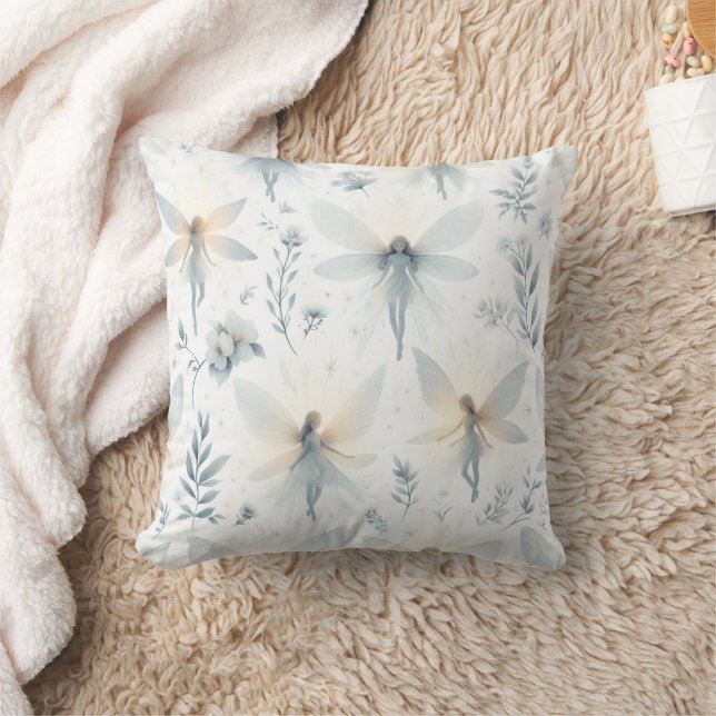 Forest Fairy Throw Pillow (Blanket)
