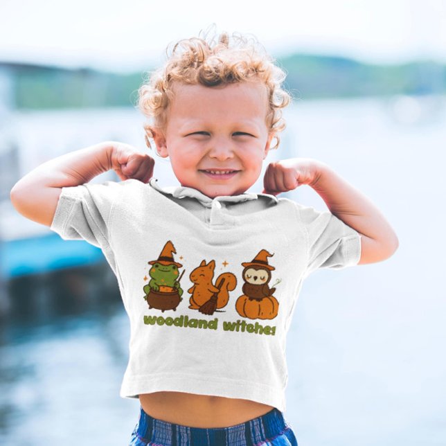 Forest Familiar Friends – Whimsical Halloween Wood Tri-Blend Shirts (Creator Uploaded)