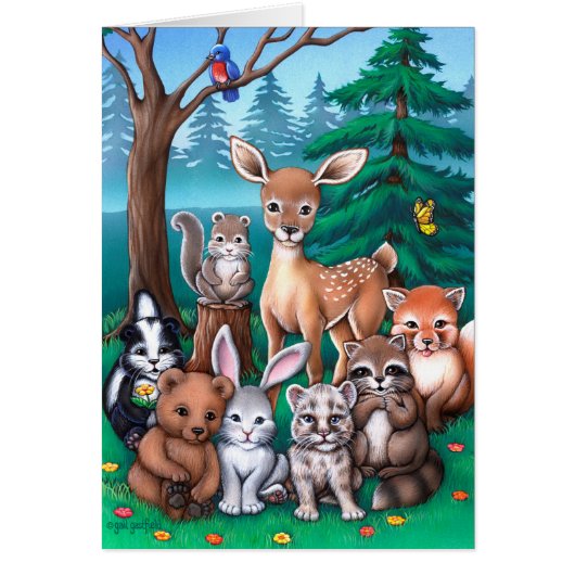 Forest Family Cards (Front)