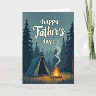 Forest Fathers Day Fire Card
