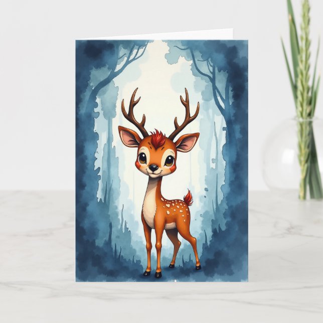 Forest Fathers Day Friend Card (Front)