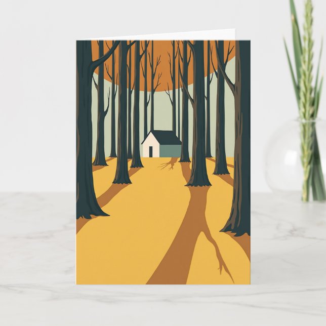 Forest Fathers Day Moment Card (Front)