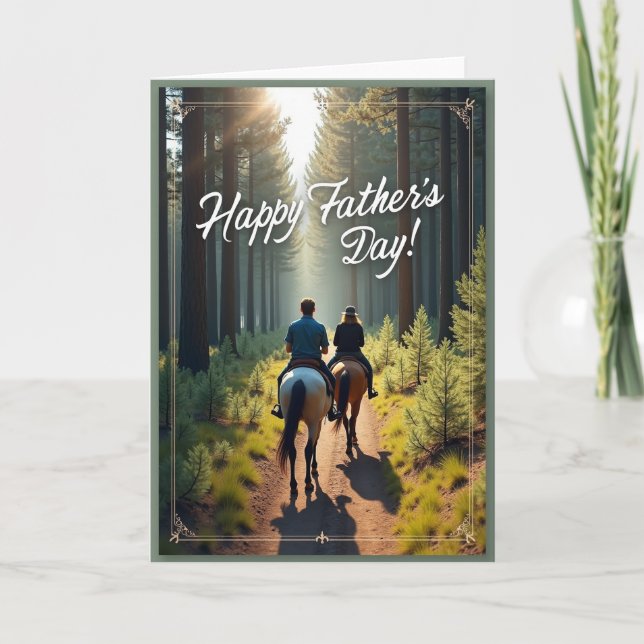Forest Fathers Day Ride Card (Front)