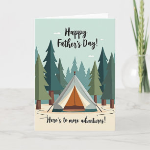 Forest Fathers Day Scene Card