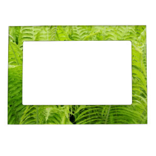 Forest fern magnetic photo frame