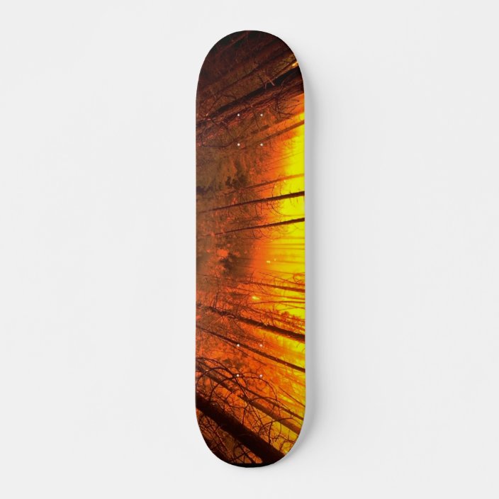 Forest Fire Skateboard Deck