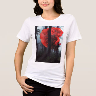 Forest Fish Women Tri-Blend Shirt