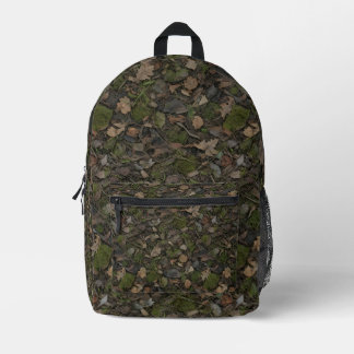 Forest Floor Camo | Moss, Leaf & Woodland Hunter Printed Backpack