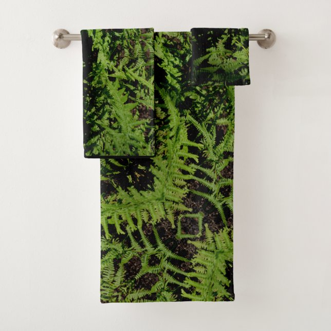 Forest Floor Ferns Bath Towel Set (Insitu)