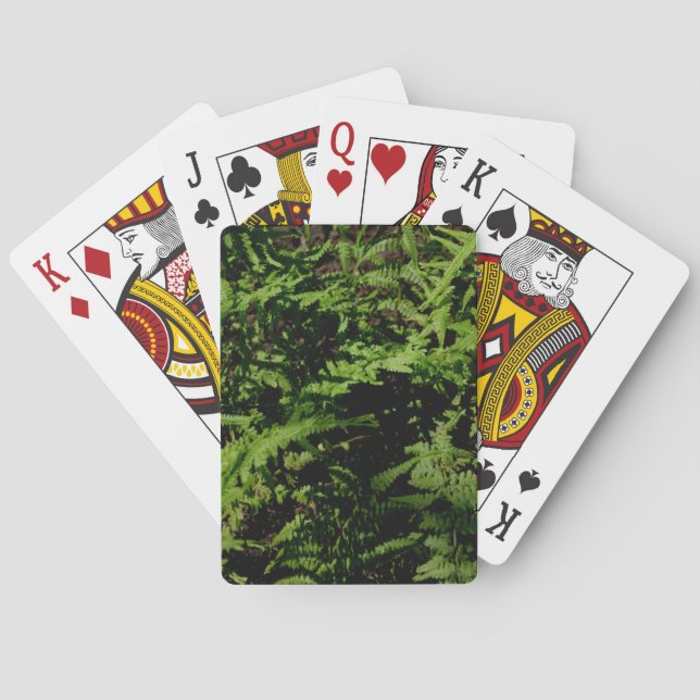 Forest Floor Ferns Poker Cards (Back)