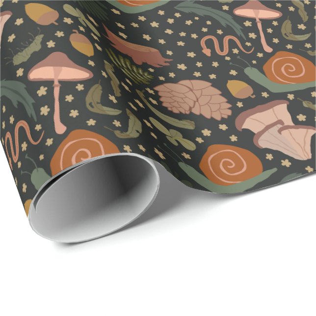 Forest Floor Pattern Wrapping Paper (Roll Corner)