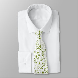 Forest Floor Pretty Floral Pattern © Sandy Long Neck Tie