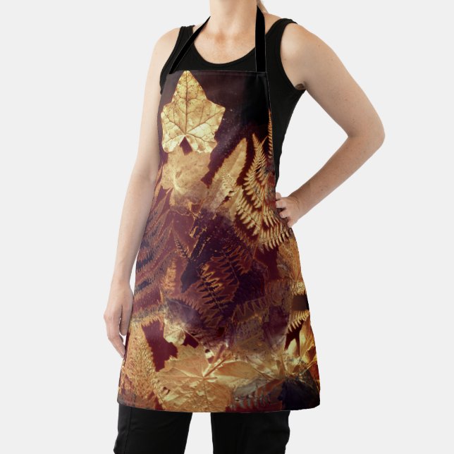 Forest Floor Print  Apron (Insitu)