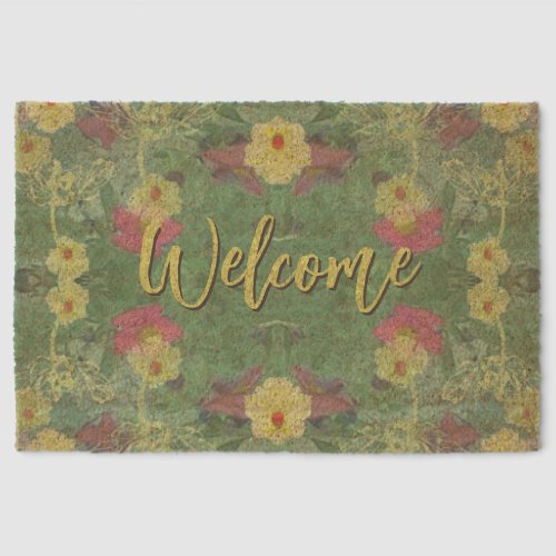 Forest Floor Welcome Coir Mat