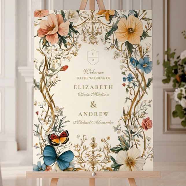 Forest Floral Fern Wedding Foam Board (Creator Uploaded)