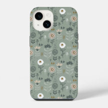Forest Floral Sage Green