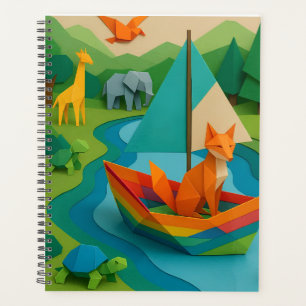 Forest Folded Animals – Colorful Origami Wildlife Planner