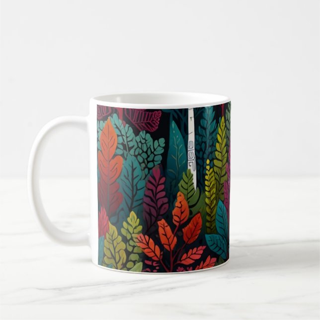 FOREST FOLIAGE COFFEE MUG (Left)