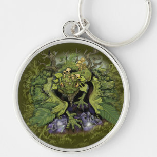 Forest foliage Dragon~keychain Keychain
