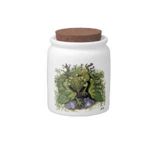 Forest Foliage Dragon~Spell Ingredients Jar