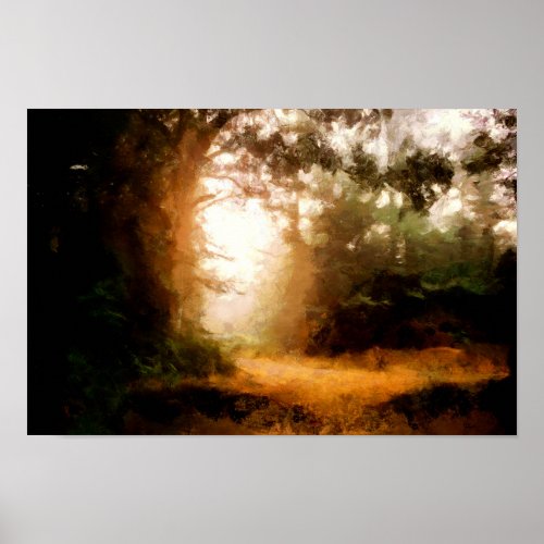 Forest for Ronja the robbers daughter Landscape Poster