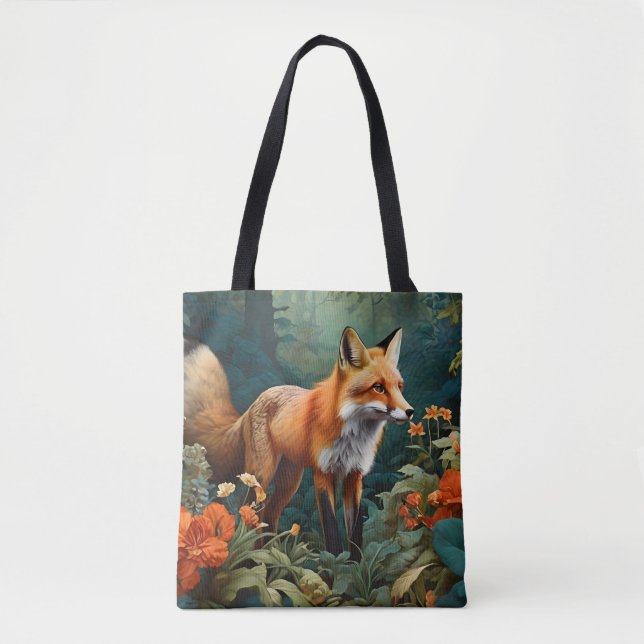 Forest Fox Tote Bag (Front)