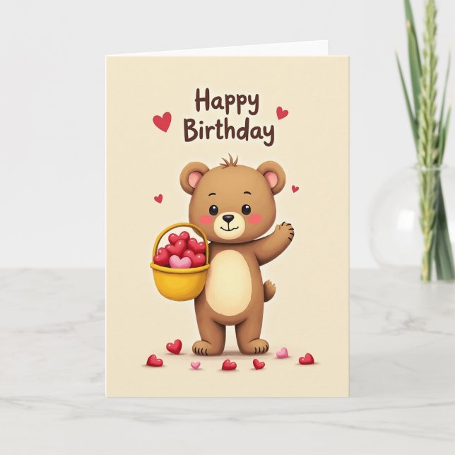 Forest Friend Birthday Card (Front)