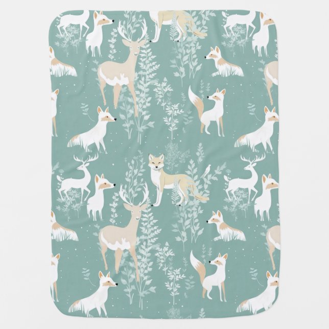 Forest Friends Baby Blanket (Front)