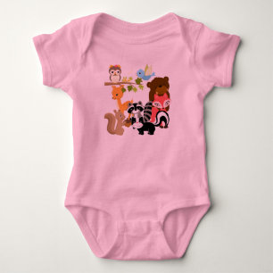 Forest Friends Baby Bodysuit