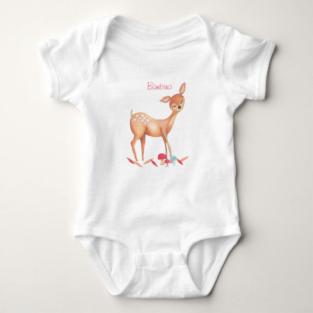 Forest Friends Baby Bodysuit (Front)