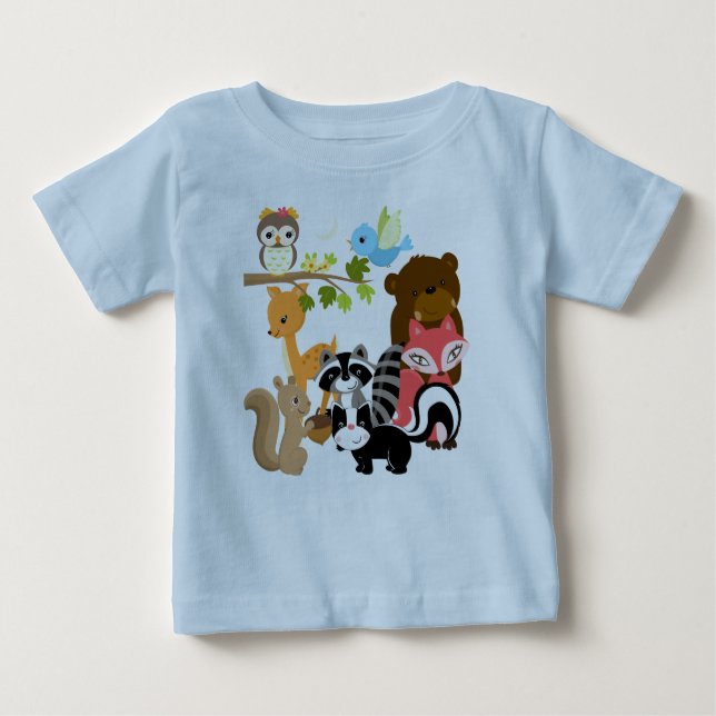 Forest Friends Baby T-Shirt (Front)