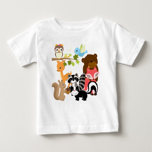 Forest Friends Baby T-Shirt (Front)