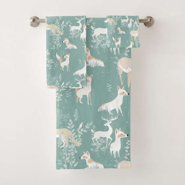 Forest Friends Bath Towel Set (Insitu)