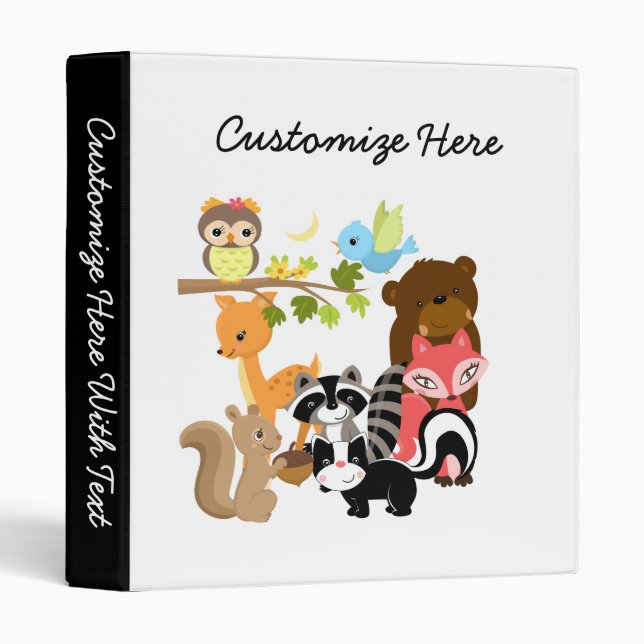 Forest Friends Binder (Front/Spine)