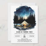 Forest Friends Camper Birthday Invitation<br><div class="desc">Join our Forest Friends for an unforgettable celebration with our Forest Friends Camper Birthday Invitation. This editable and printable invitation is perfect for kids of all ages who adore the company of woodland creatures. Whether your child dreams of camping with furry friends or exploring the forest, this invitation sets the...</div>
