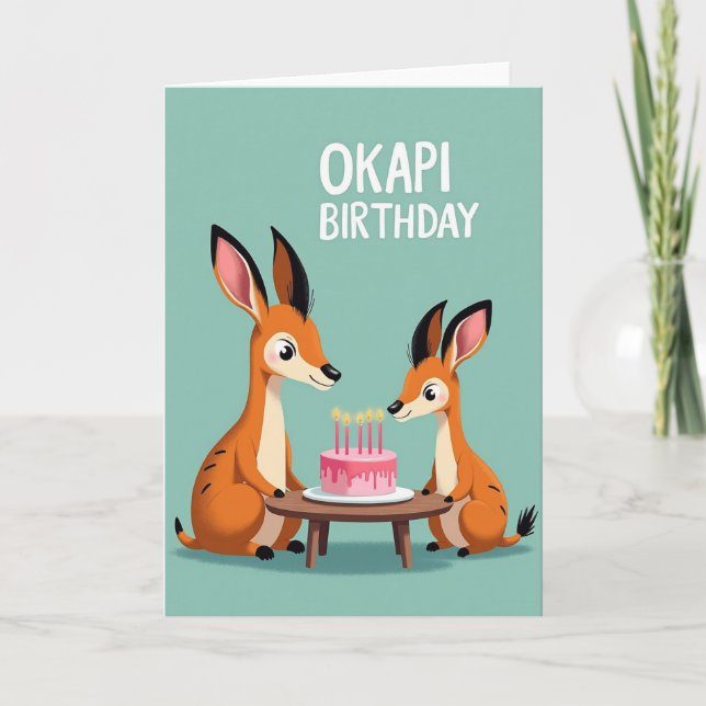 Forest Friends Celebration Card (Front)