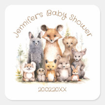 Forest Friends | Cute Animals | Baby Shower