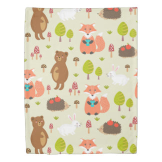 Forest Friends Duvet Cover