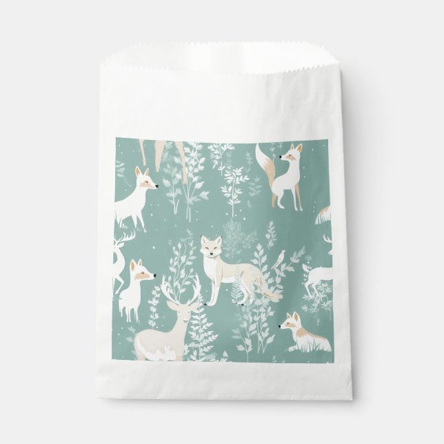 Forest Friends Favor Bag (Front)