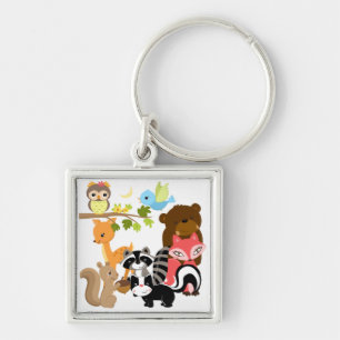 Forest Friends Keychain