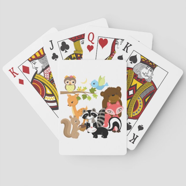 Forest Friends Poker Cards (Back)